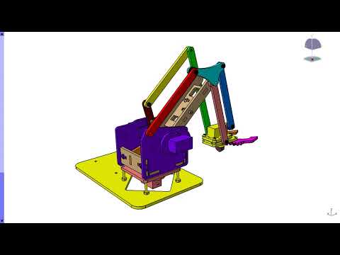 Editable Robotic Arm 3D Model – CATIA + STEP + STL | Full Mechanical Assembly